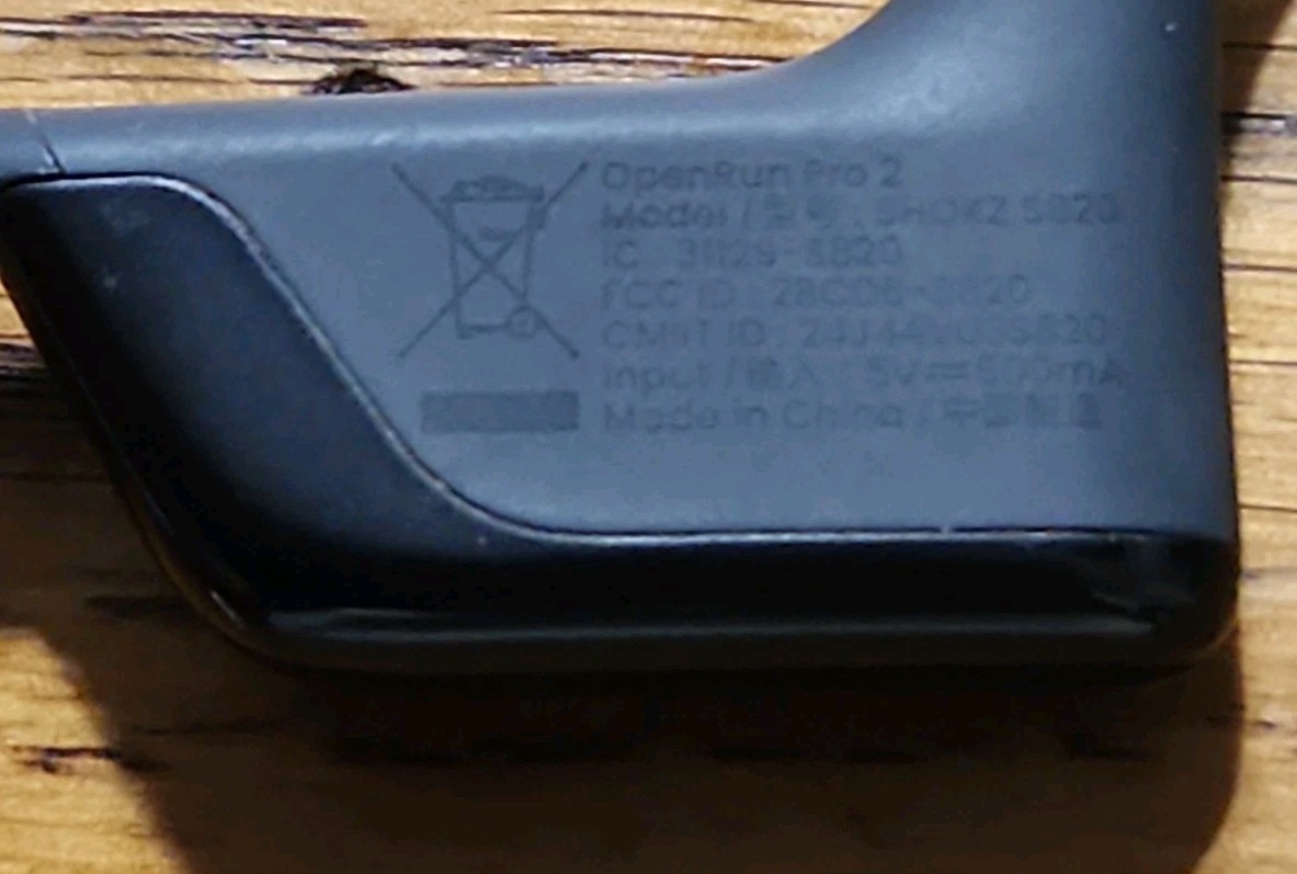 Shokz OpenRun Pro 2 Bone Conduction Sports Headphones – Black SB820 *READ*