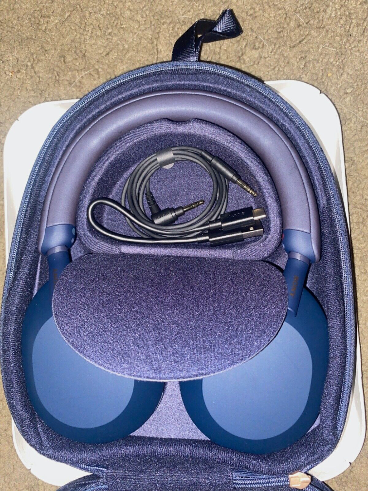 Sony WH1000XM5/L Wireless Bluetooth Over-Ear Headphones – Blue
