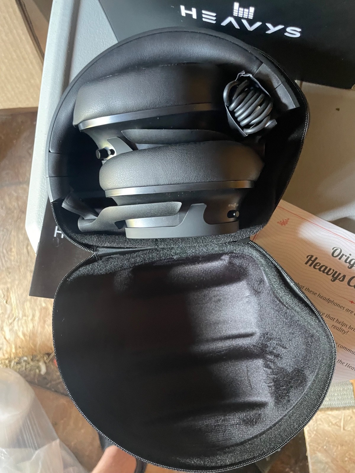 Heavys H1H wireless over-ear headphones brand new in box with certification