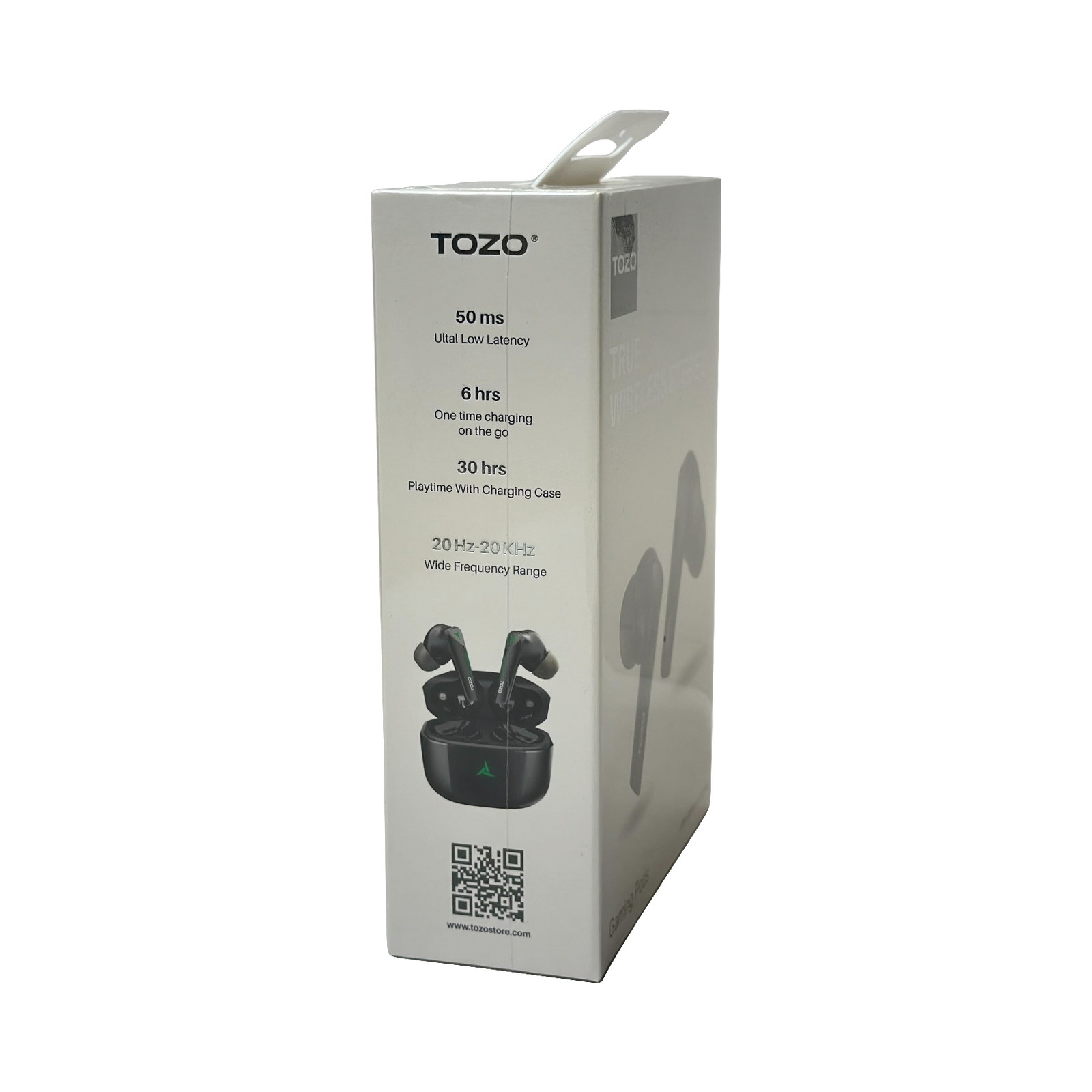 TOZO G1S Gaming Pods Bluetooth 5.3 Wireless Low Latency Earbuds w/ Charging Case