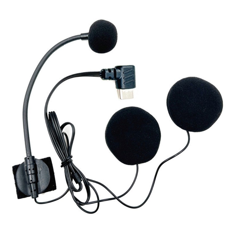 Omnidirectional Half Hooded Helmets Mic with Boom for Motorcycle 32Ω Speaker
