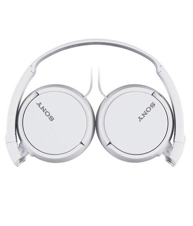 Sony MDRZX110AP/W ZX-Series Extra Bass Headphones, White NEW