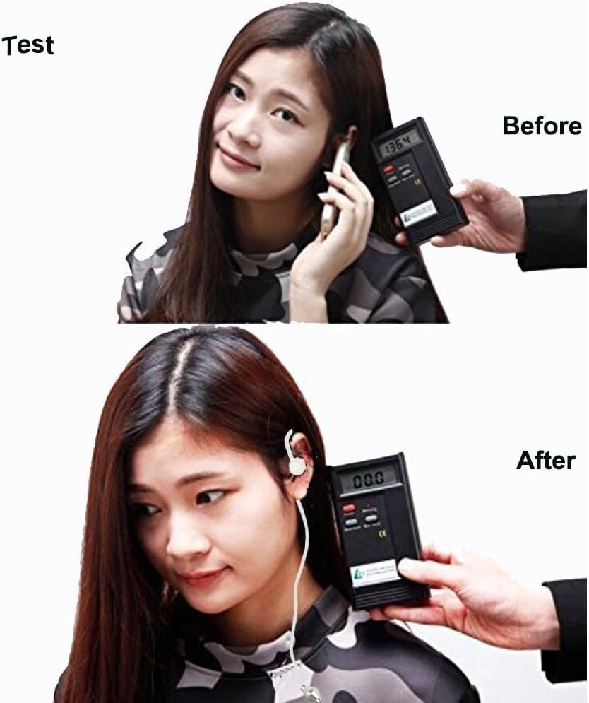 Air Tube Earbuds with Mic Noise Cancelling Binaural Earphones for Phone MP3 HTC