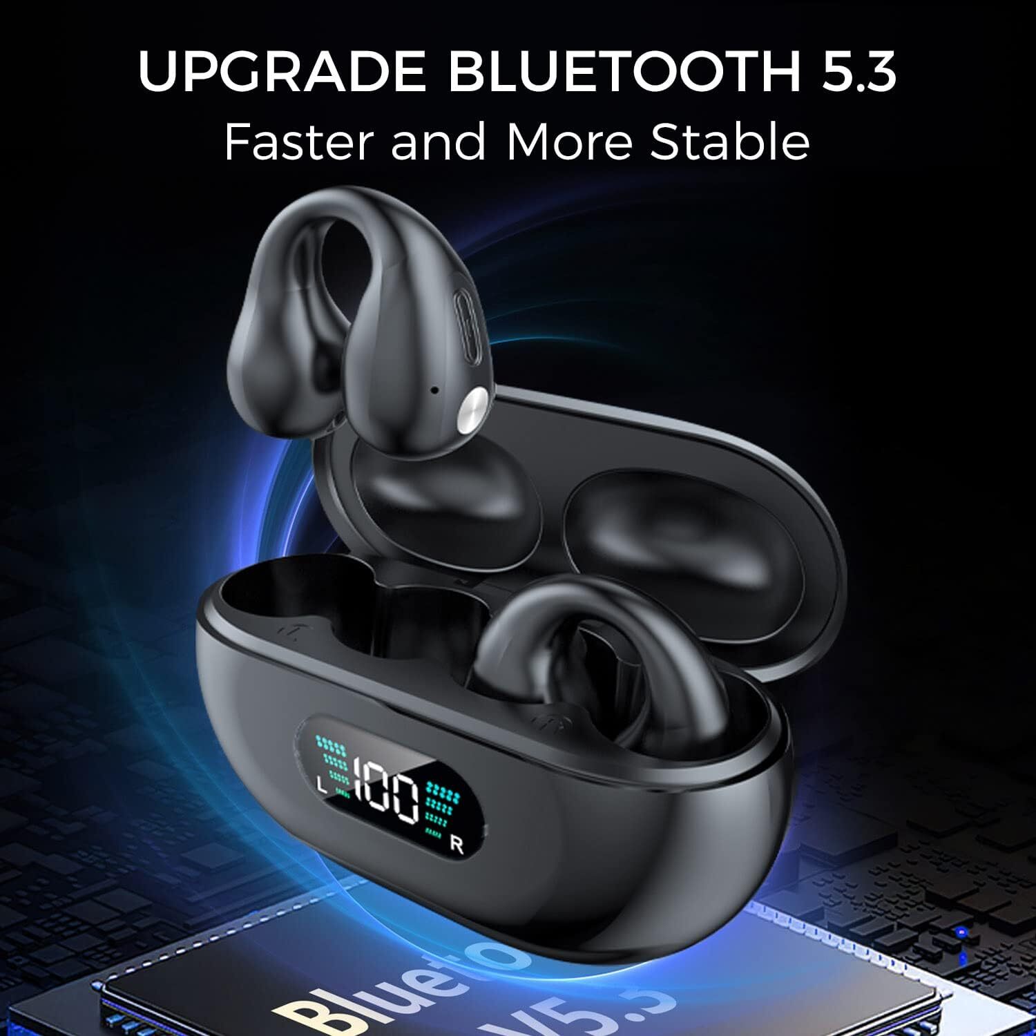 Wireless Bluetooth 5.3 Headset TWS Earphones Earbuds Stereo Headphones Ear Hook