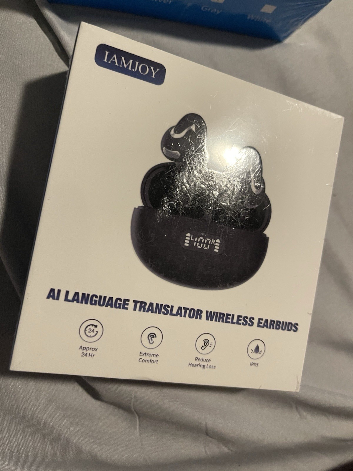 YYK Q16 Pro Open-Ear True-Wireless Earbuds IPX6 BassUp AI Calls Black/Silver