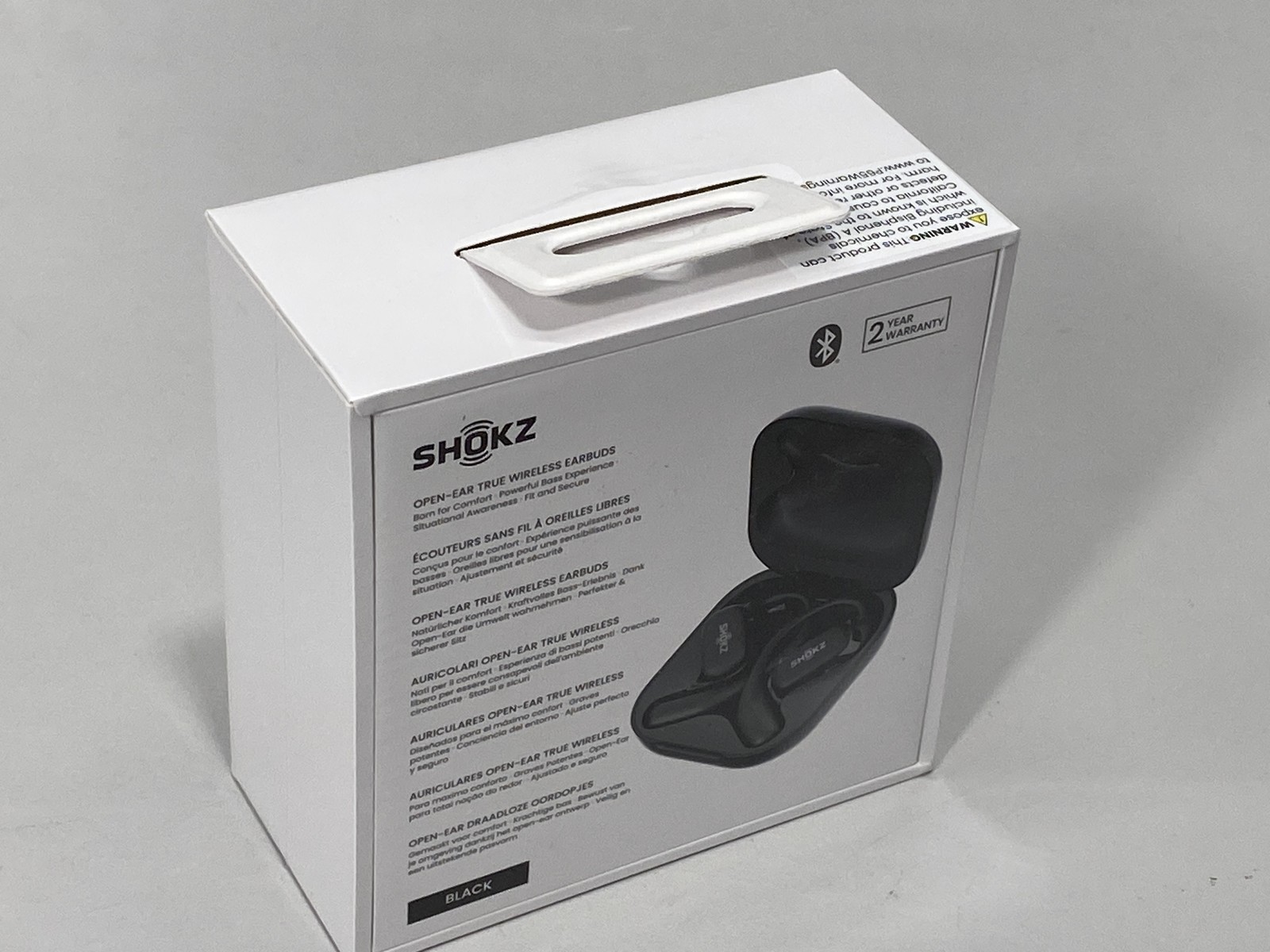 Shokz – OpenFit Air Open-Ear True Wireless Earbuds – Black
