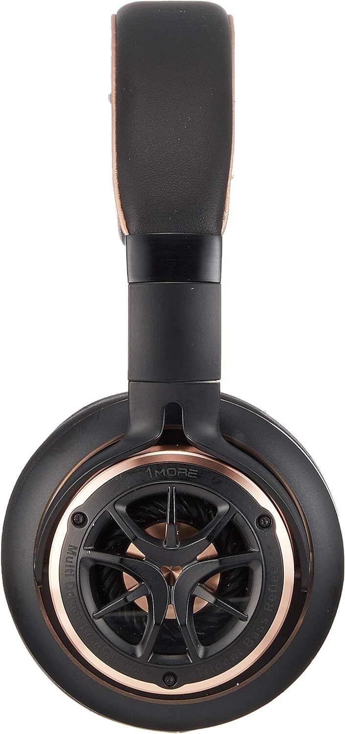 1MORE H1707 Triple Driver Over Ear Headphones Gold Hi-Res TA0224
