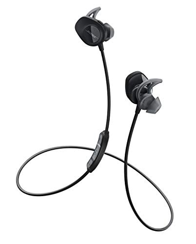Bose SoundSport, Wireless Earbuds, (Sweatproof Bluetooth Headphones for Black