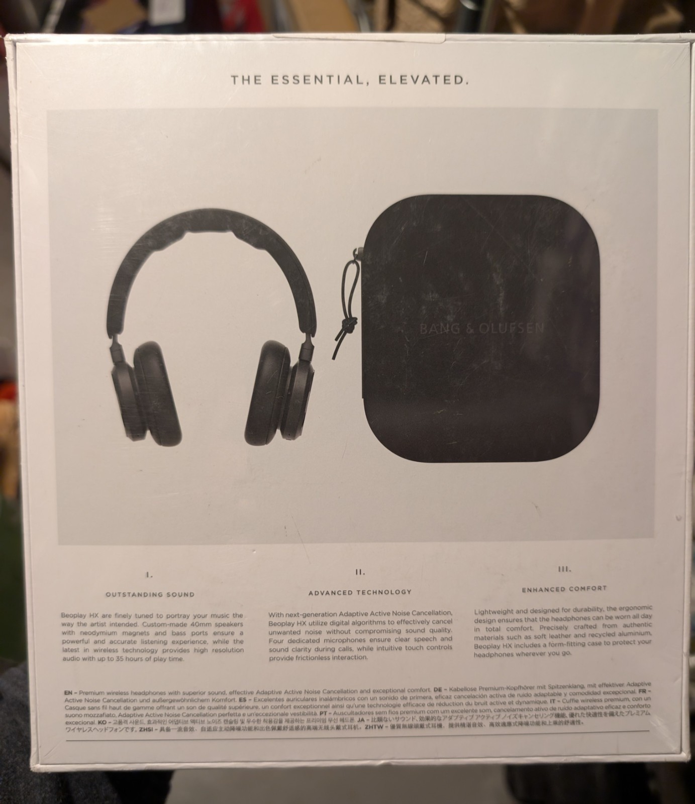 Bang & Olufsen Beoplay HX Wireless Headphones $749 Retail FACTORY SEALED