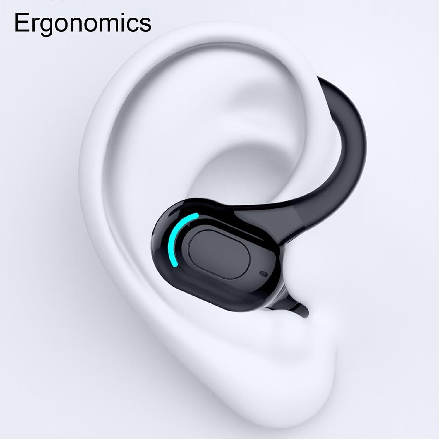 Bluetooth 5.1 Headset Wireless Earbuds Earphones Stereo Headphones Ear Hook Lot