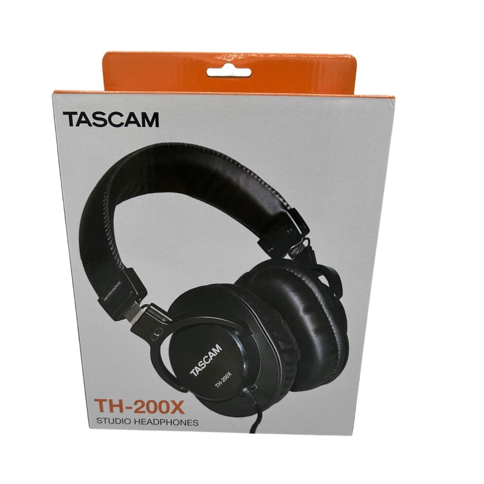 Tascam TH-200X Studio Headphones Unisex OS Black New Closed Back Monitoring