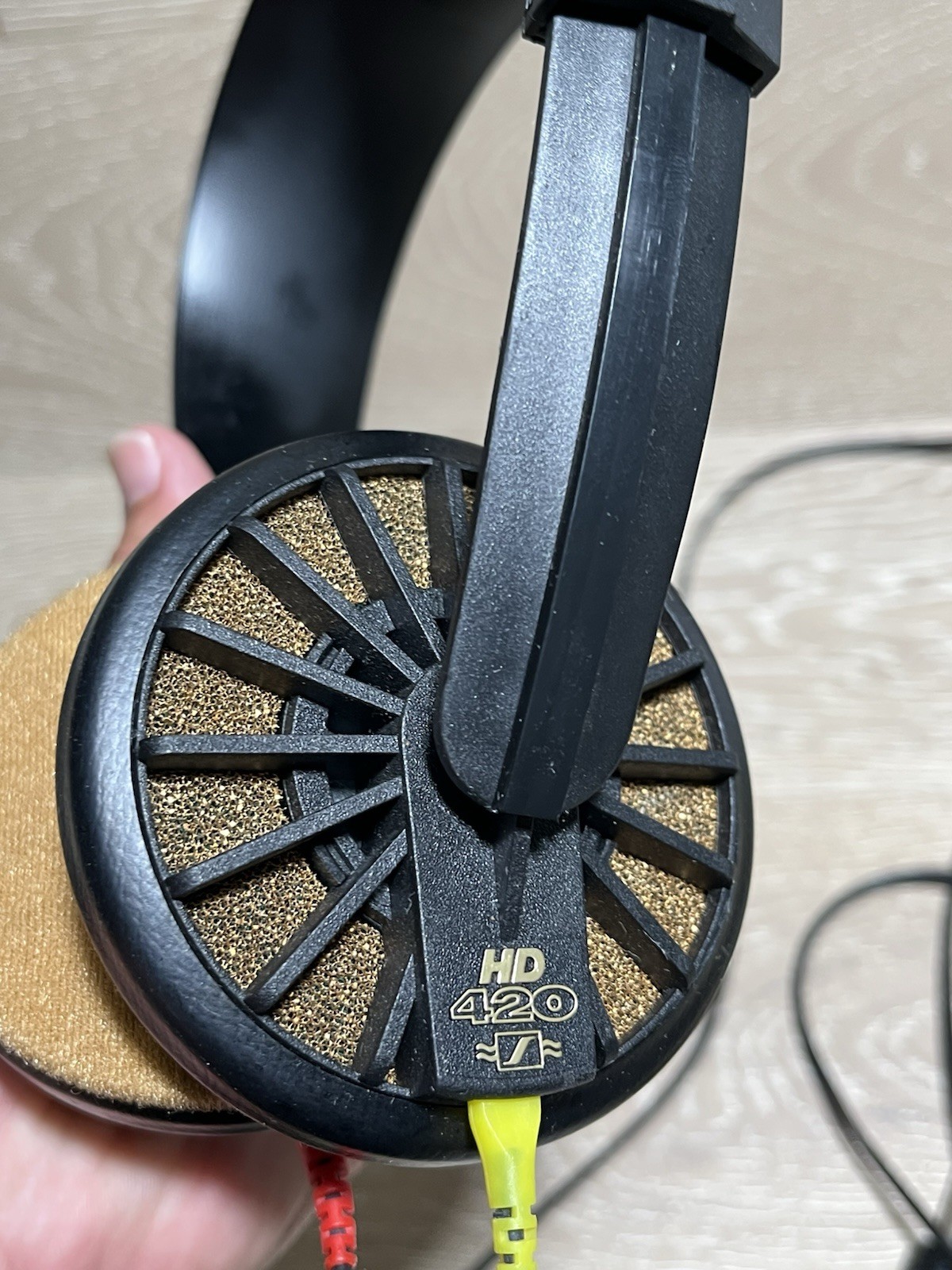 Vintage 1980’s Sennheiser HD 420 HiFi Stereo Headphones In Original Box Germany
