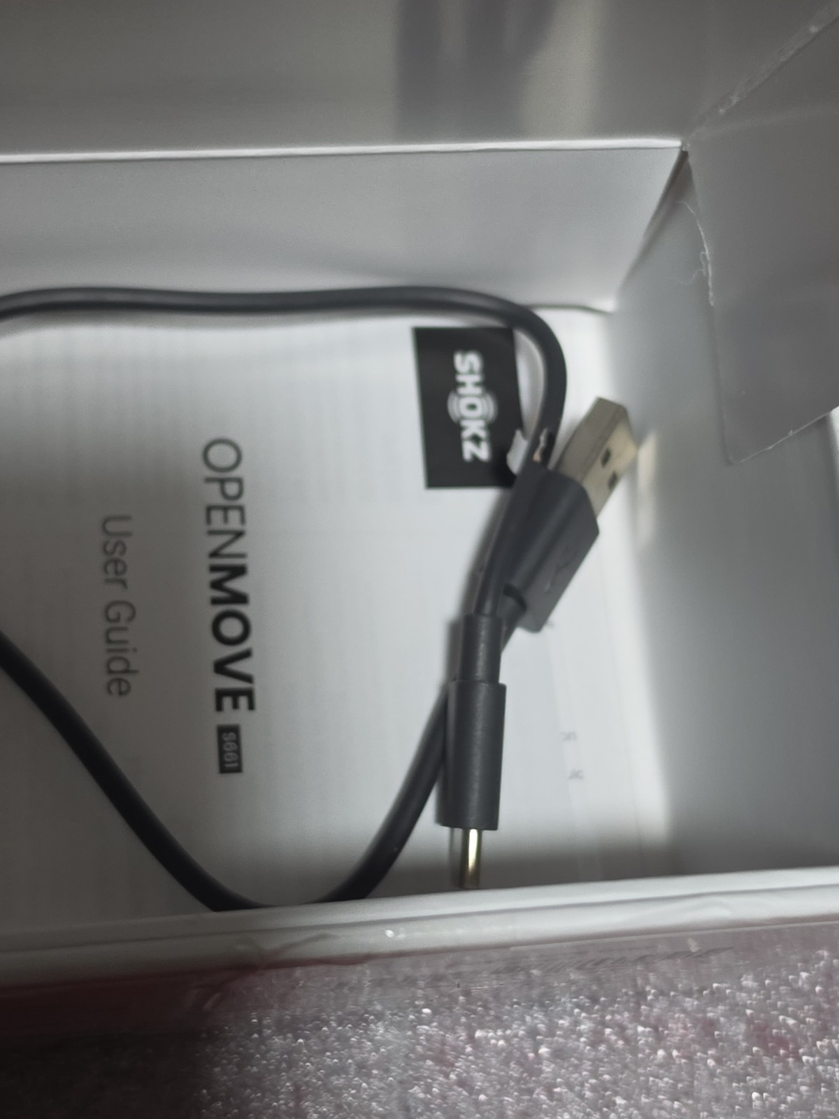 Shokz – OpenMove Bone Conduction Open Ear Lifestyle/Sport Headphones – Gray