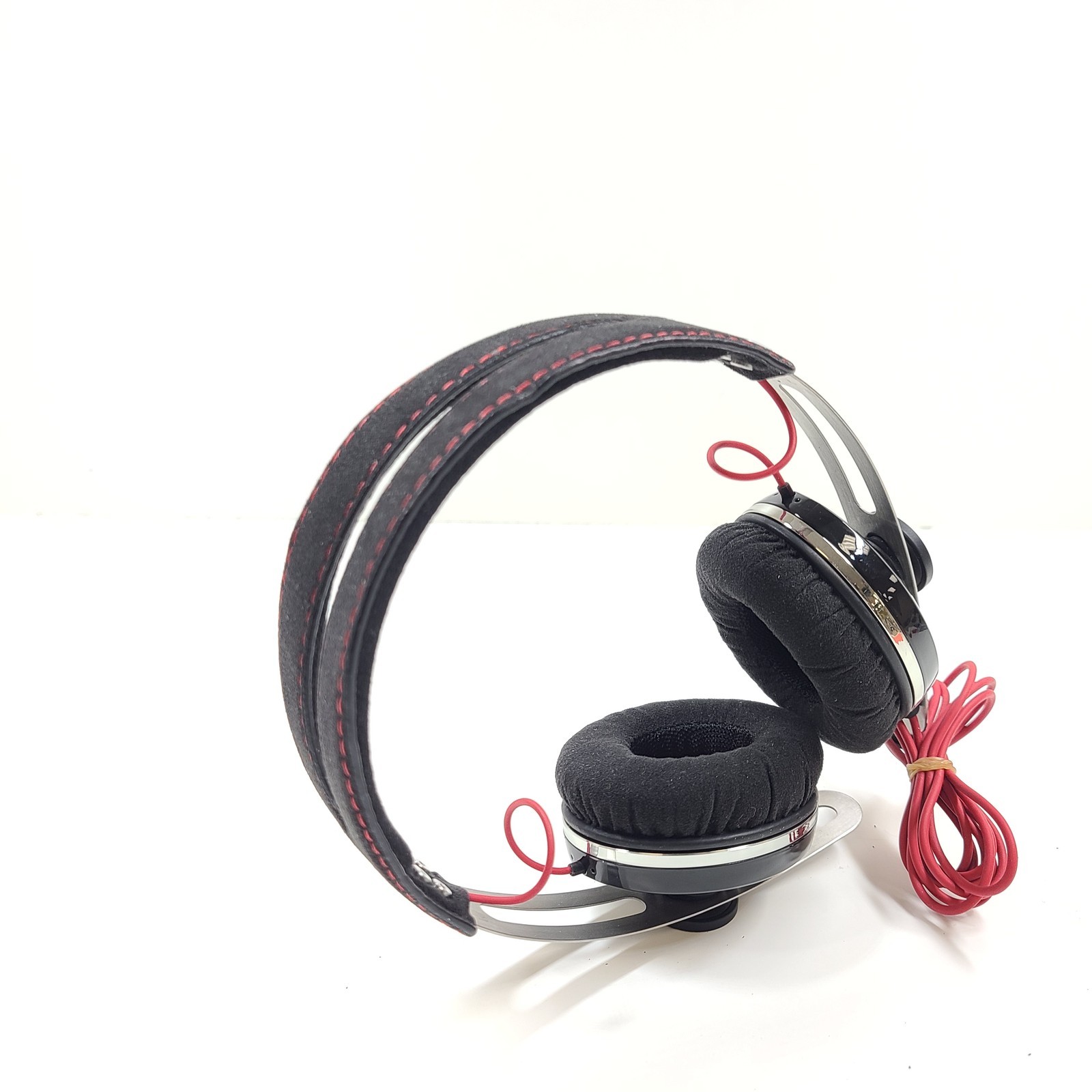 Sennheiser Momentum 1.0 Wired On-Ear Headphones – Black and Red – Grade A