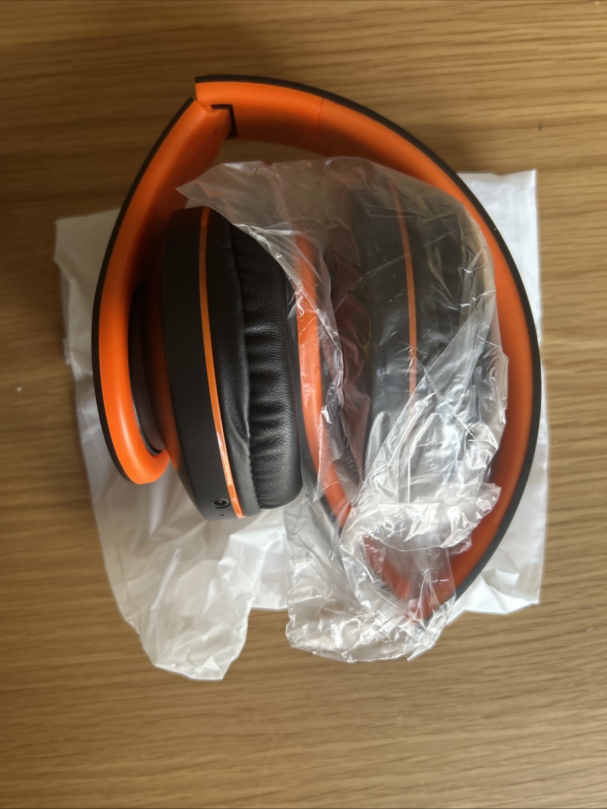 ZIHNIC Bluetooth Headphones Over-Ear, Foldable Wireless Stereo Black & Orange