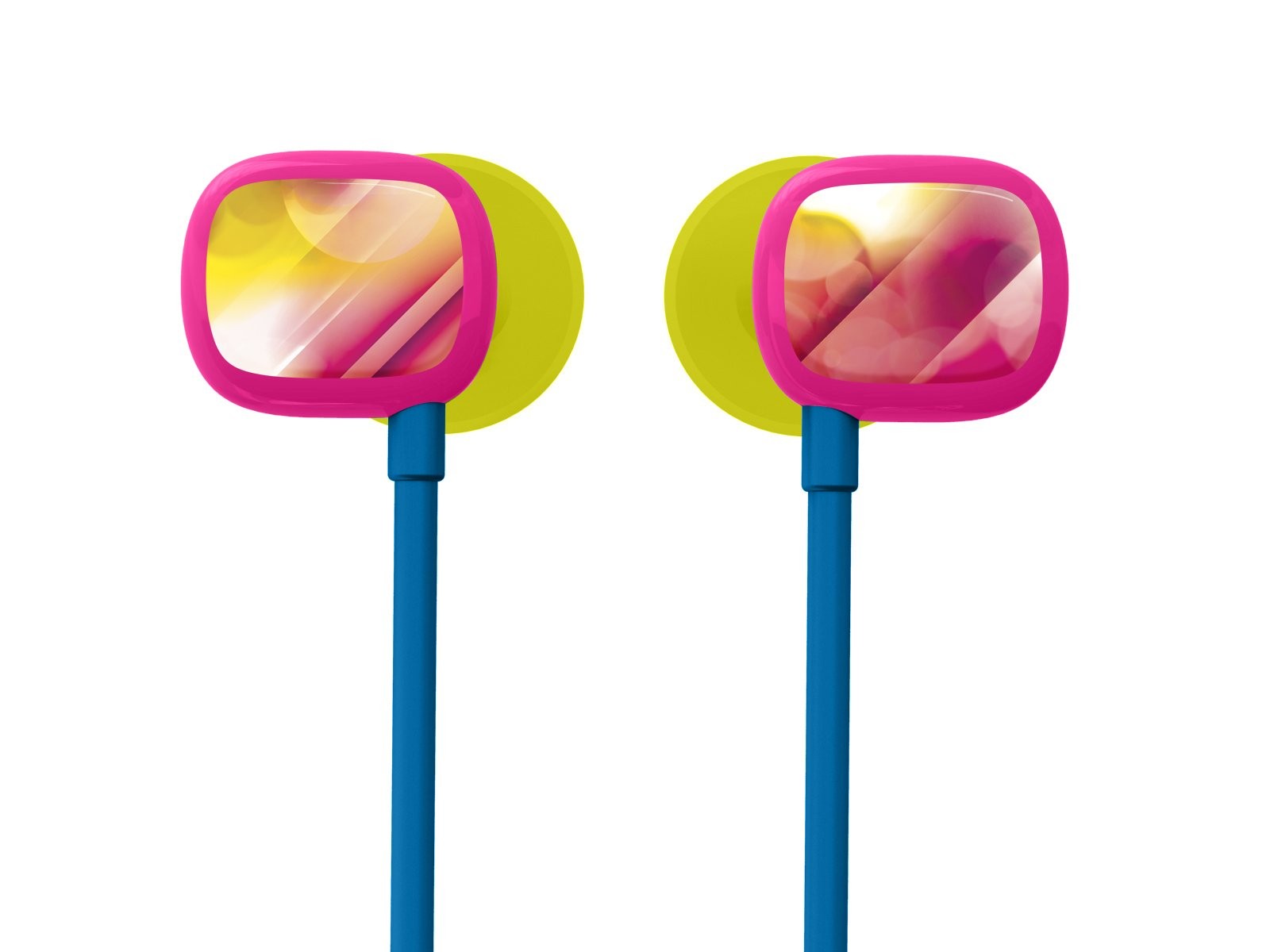 Ultimate Ears 100 Noise-Isolating Earphones – Pink Haze Pink/Yellow