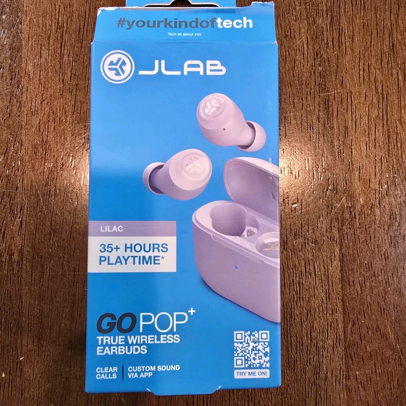 JLab GO POP+ True Wireless Earbuds Black, Bluetooth, IPX4, Volume Control