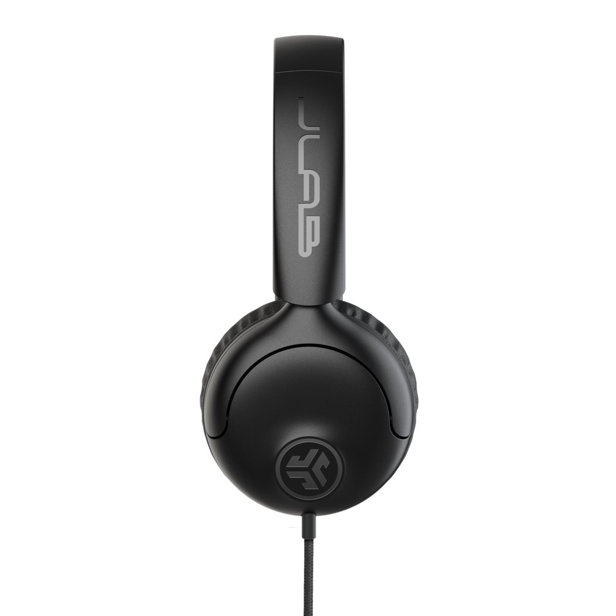JLab Studio 2 On-Ear Wired Headphones with Mic Black Foldable Freeships