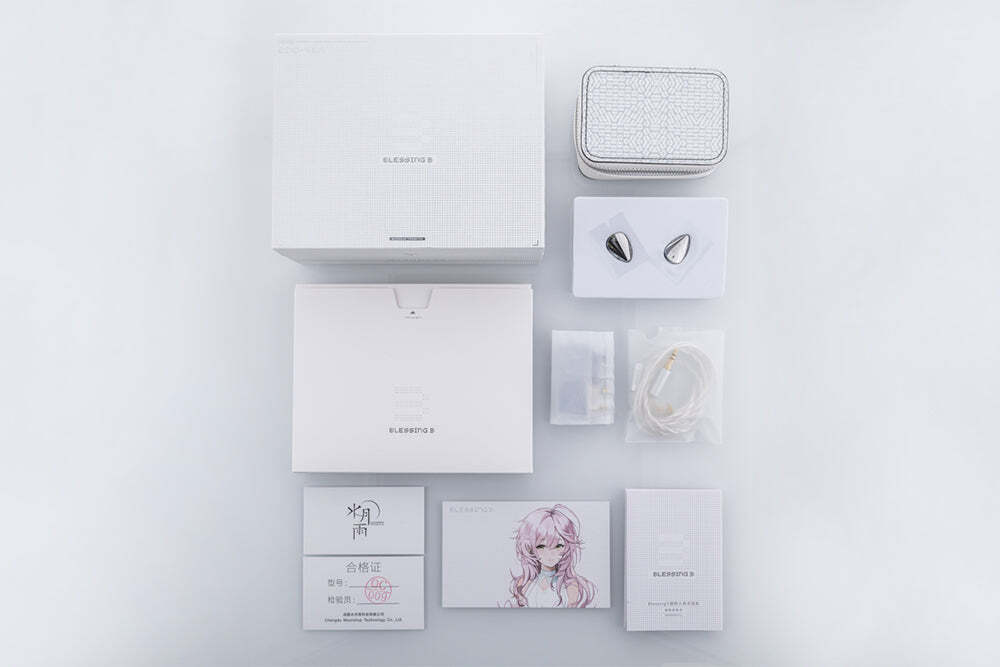 MOONDROP Blessing3 Earphone 2DD 4BA Hybrid In-Ear Monitors Triple-Frequency