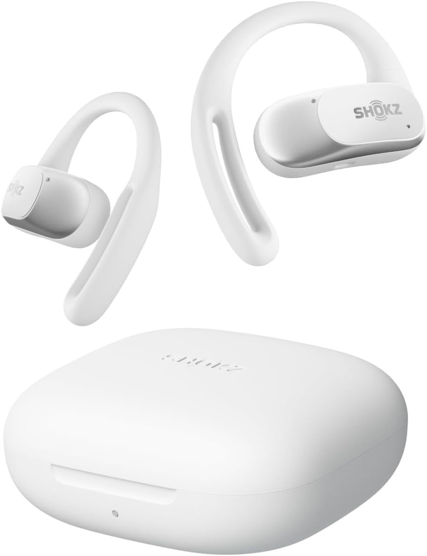 Shokz – OpenFit Air Open-Ear True Wireless Earbuds – White