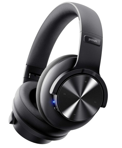 Picun B8 Bluetooth Headphones, 120H Playtime Headphone Wireless Bluetooth with 3