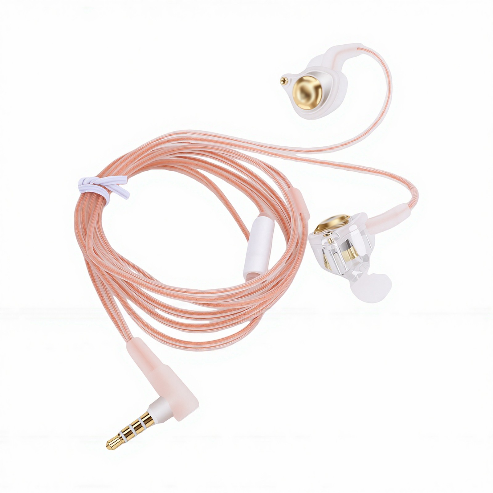 Wired Gaming Earbuds With Mic HiFi Deep Bass 3.5mm Wired IEM Gaming Headpho HCTQ