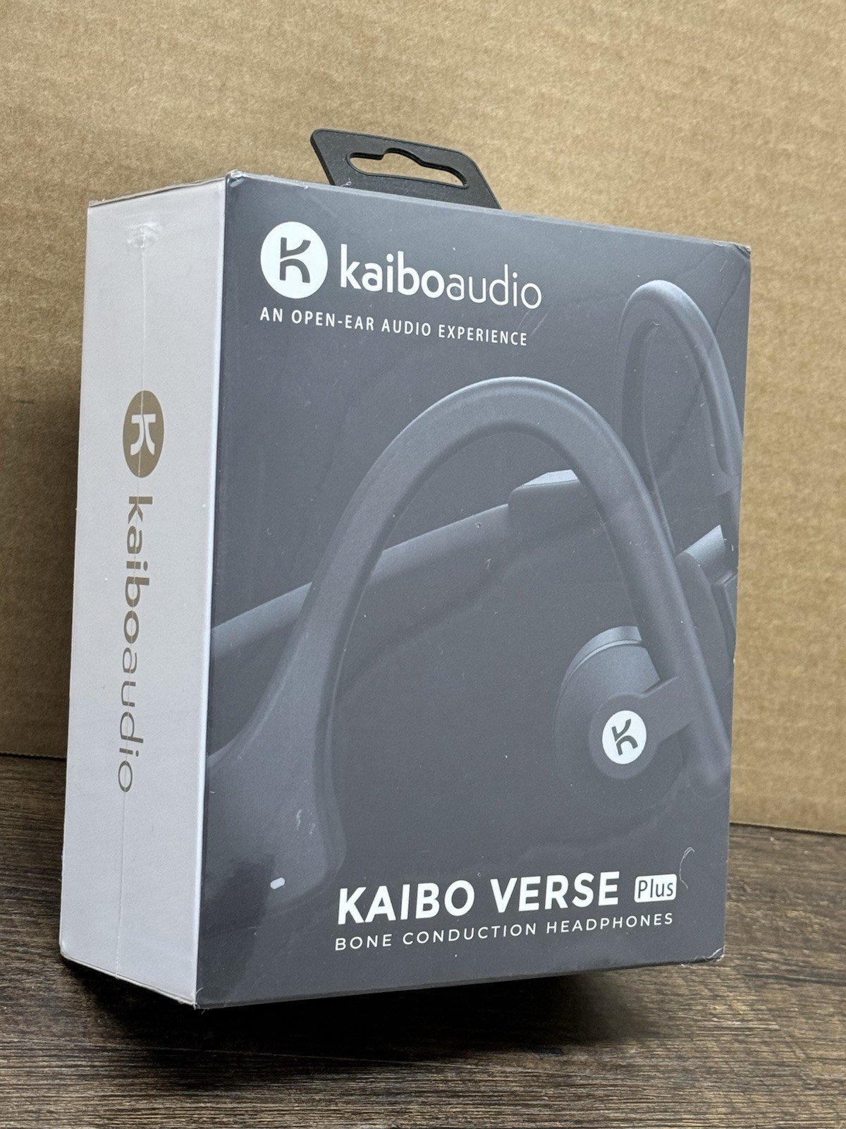 Kaibo Verse Plus Bone Conduction Headphones Multipoint Pairing Midnight Black