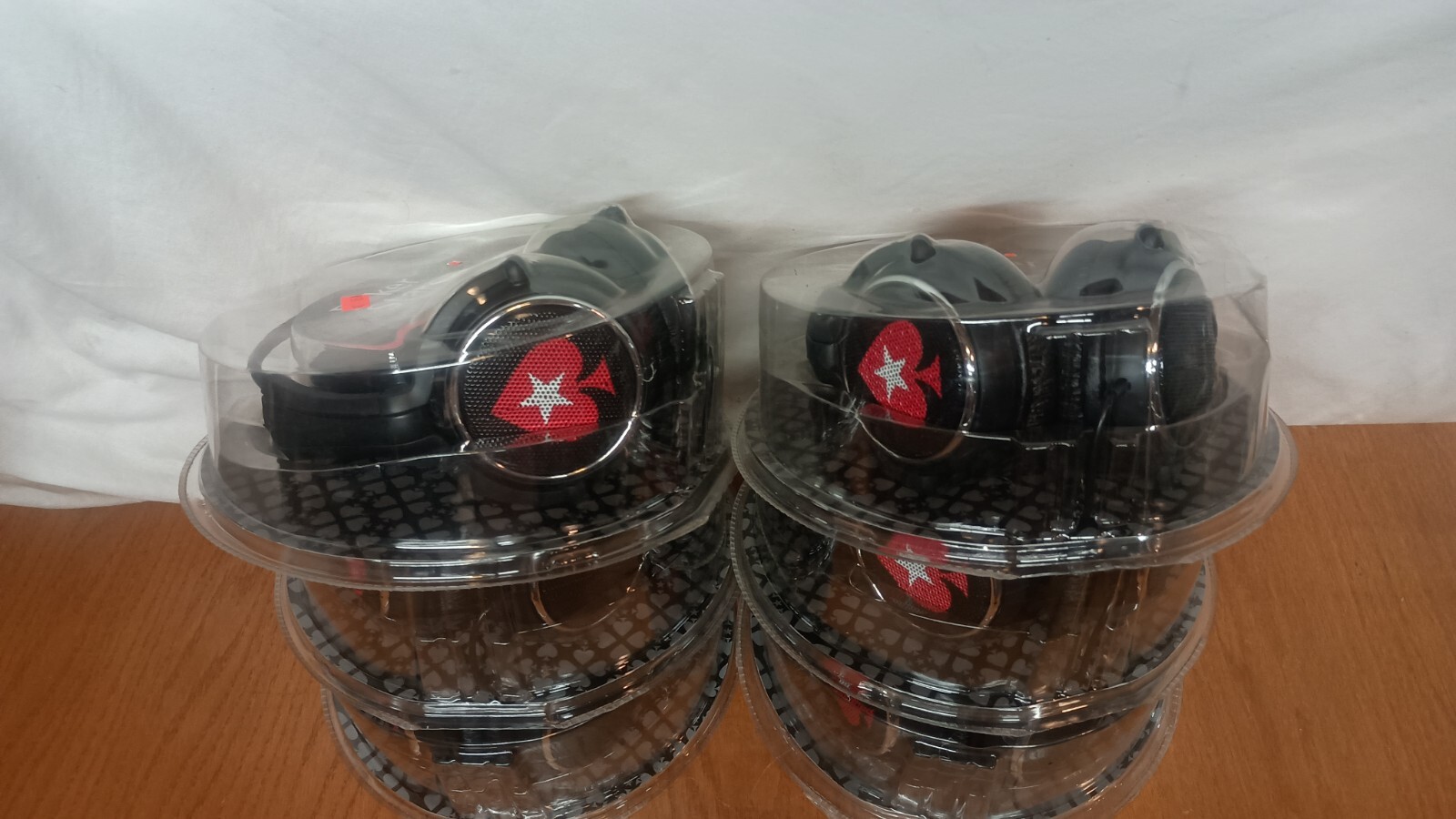 Lot of 6: PokerStars.Net Special Edition DJ Style Headphones Collectable