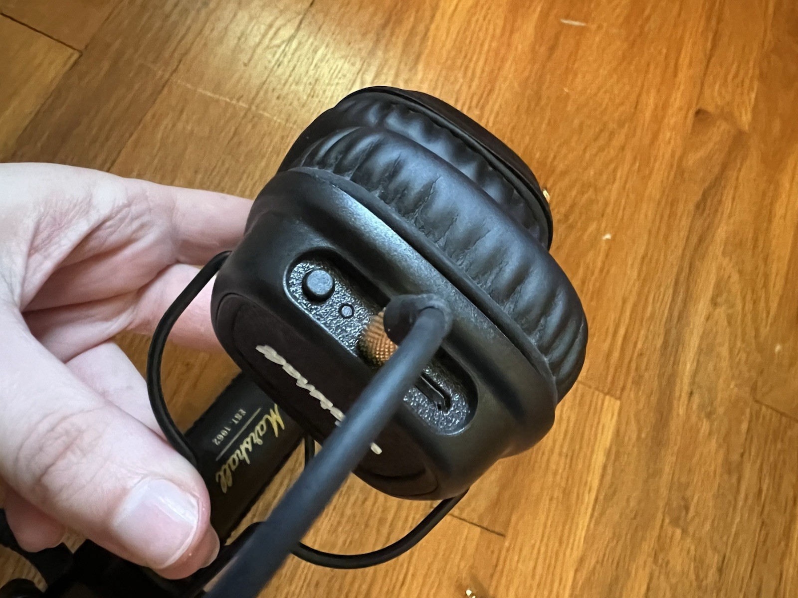 Marshall Major II On-Ear Wired Headphones 3.5mm Remote/Mic Black Gold Fold