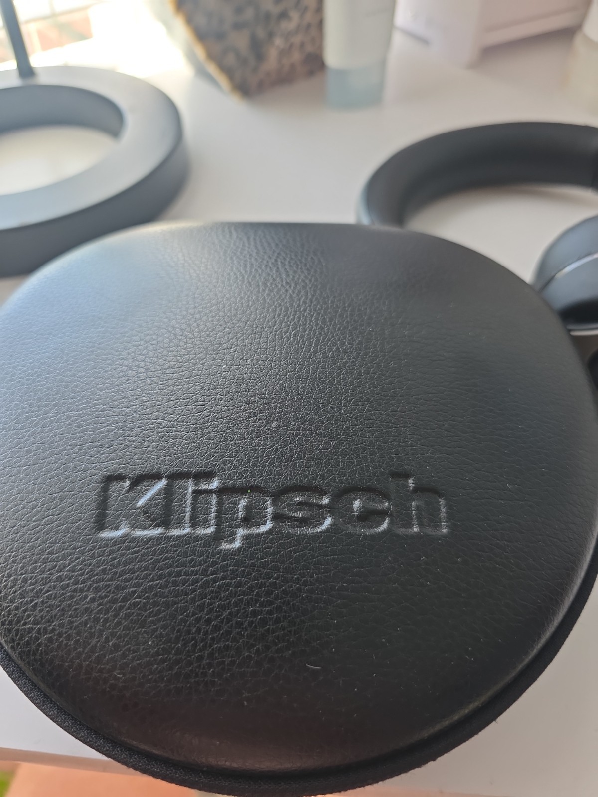 Klipsch Over-Ear Headband Headphones Black Double Earpieces with Carrying Case