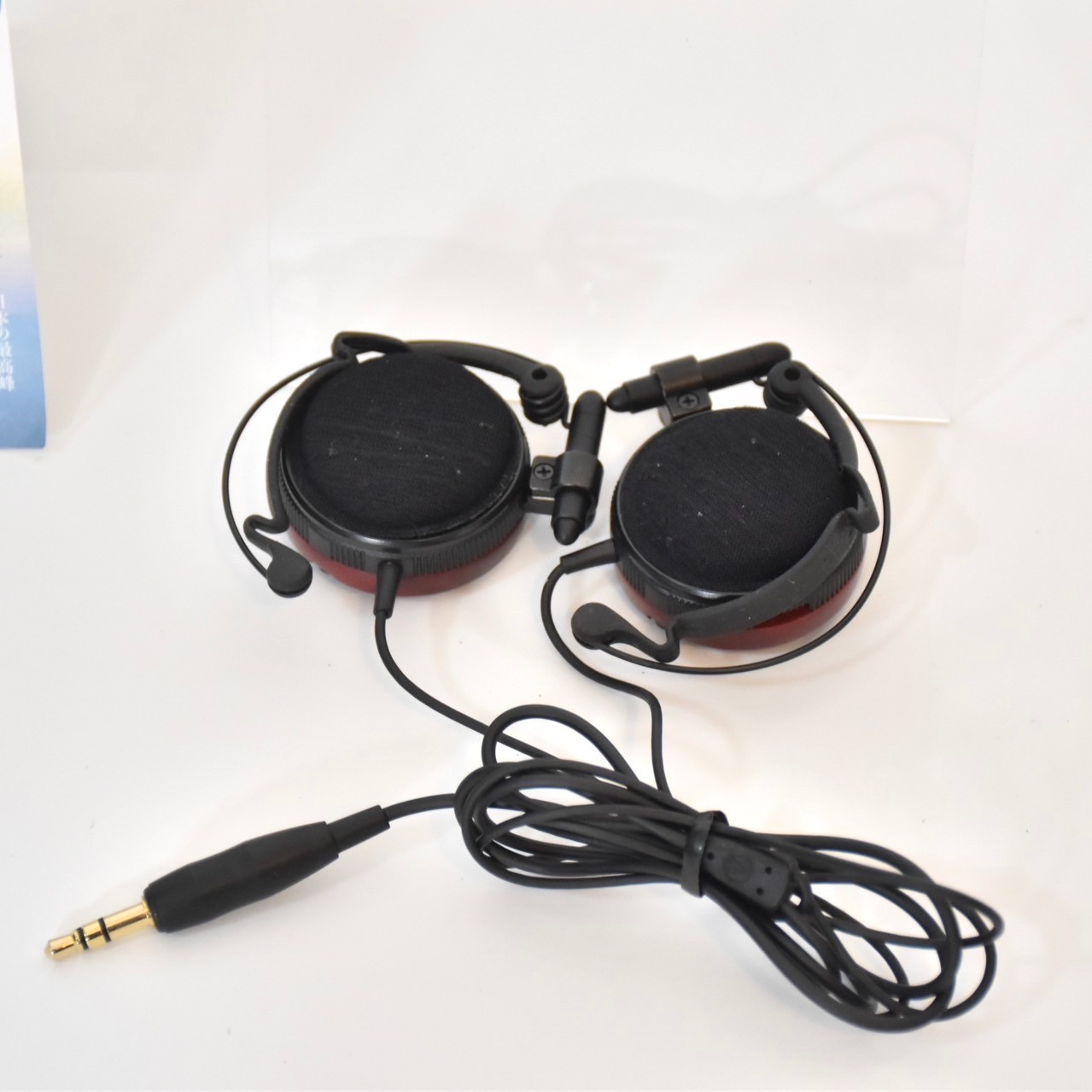 Audio Technica ATH-EW9 Ear Fit Clip-On Headphones Wooden Wood Brown JAPAN Used