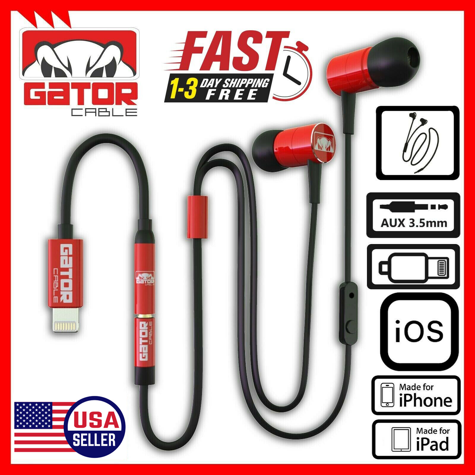 iPhone Wired Earphones Headphones Earbuds MIC For iPhone 8 X 11 12 13 14 Pro Max