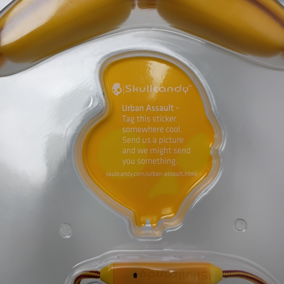 Skullcandy Lowrider On Ear Headphones 40mm New Sealed Yellow