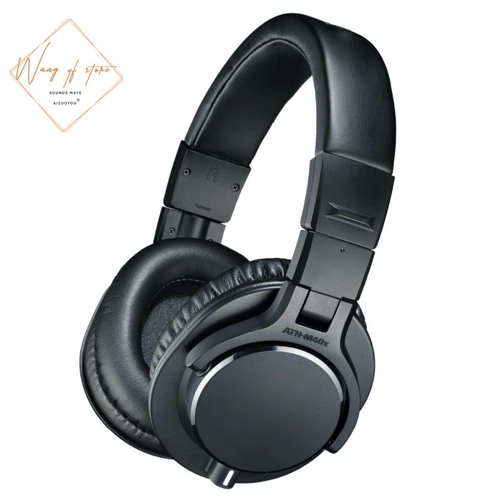 Sheepskin Leather Memory Foam Ear Pads For Audio-Technica ATH-M40x Headphone