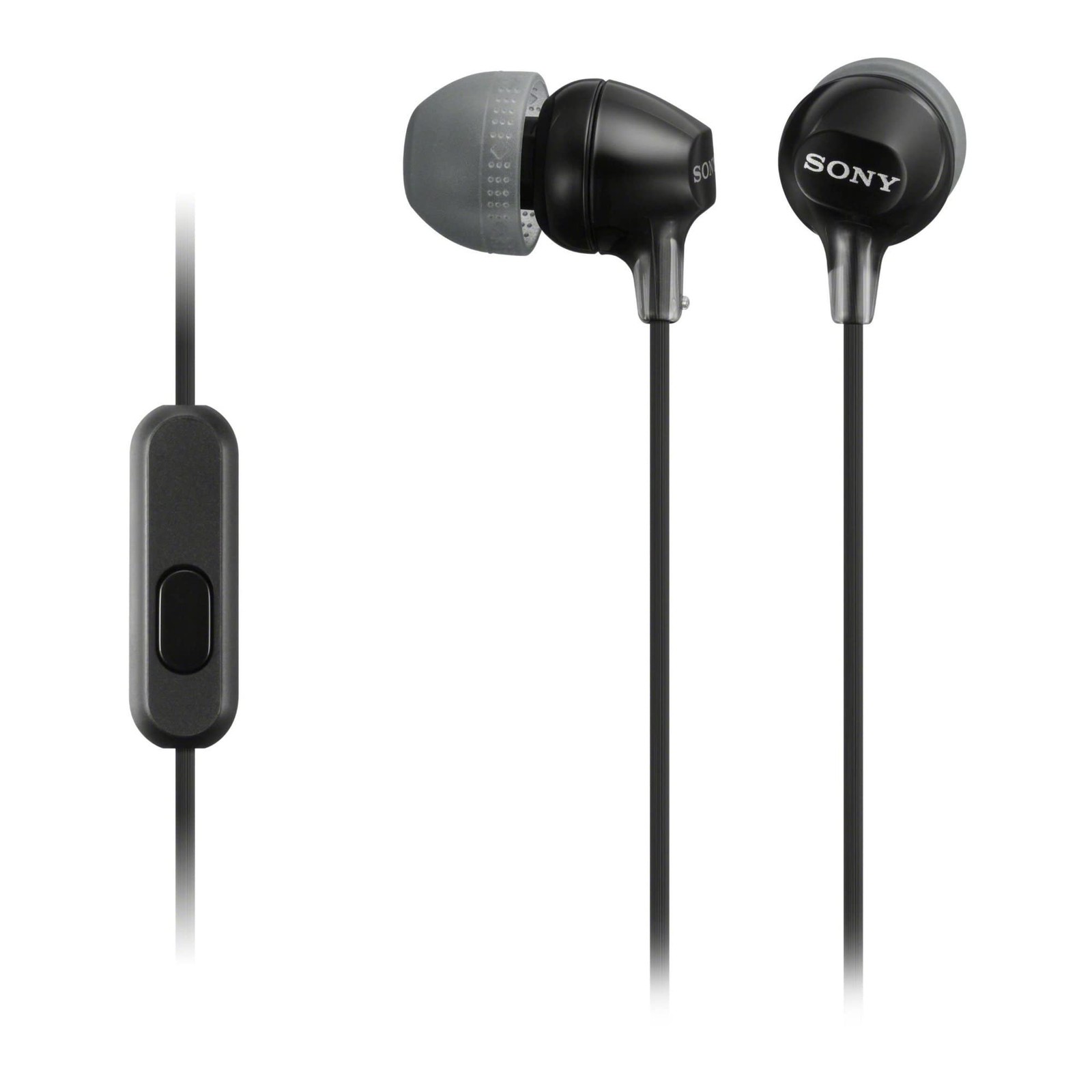 Sony In-Ear Earbud Headphones MDR-EX14AP Size 1 Black Dynamic Driver