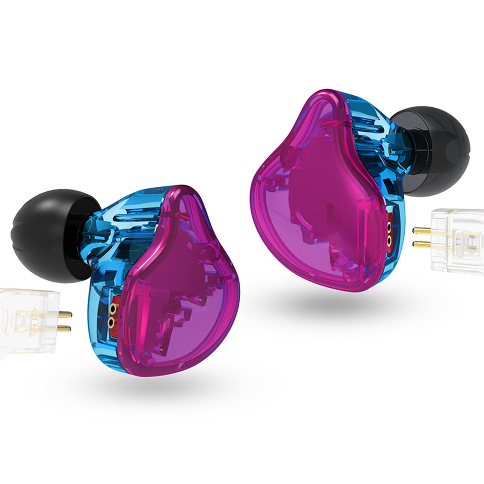 ZST 1BA+1DD Hybrid Drivers HIFI Music Earphone 3.5mm Wired Headphones
