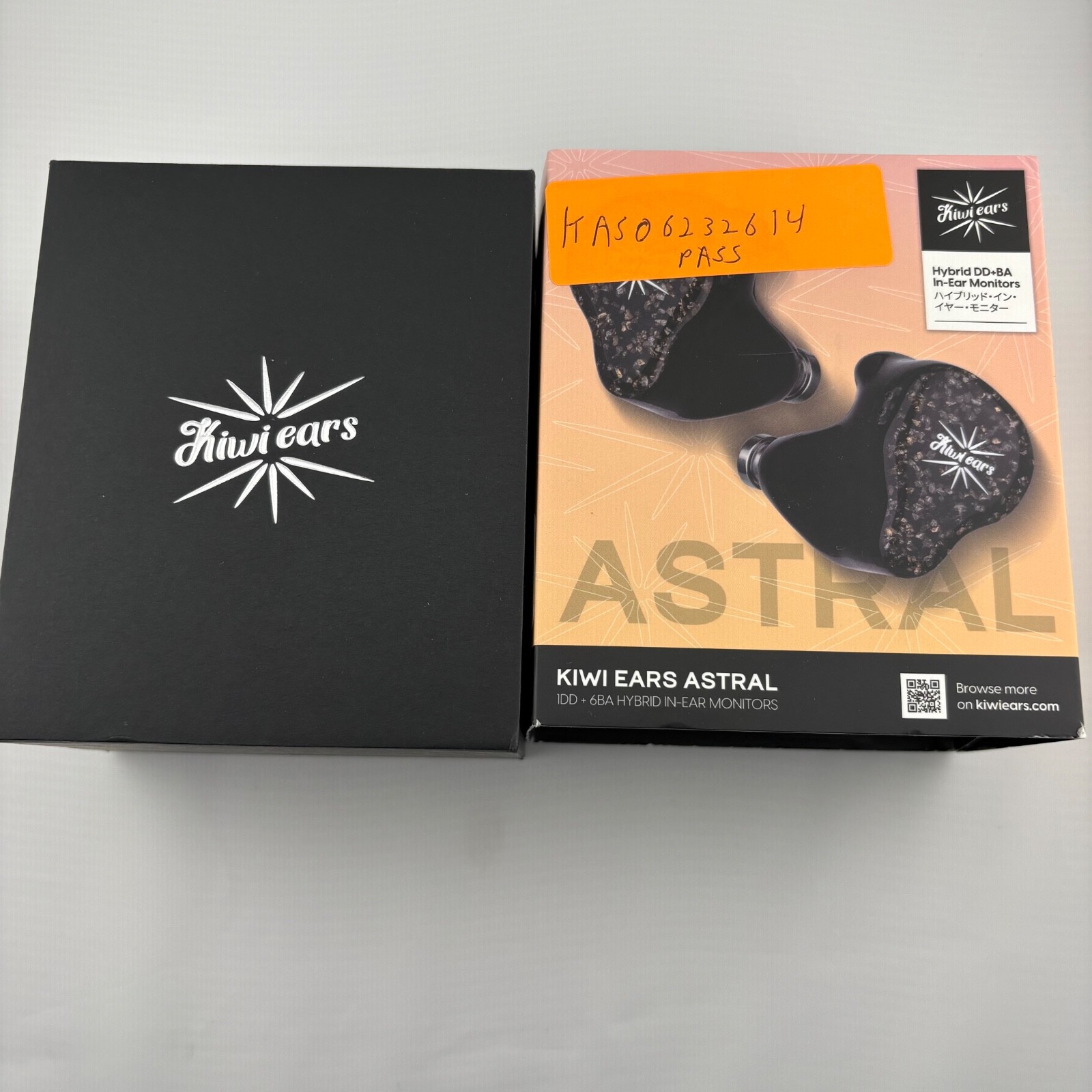 Kiwi ears Astral 1DD+6BA in-ear monitor IEM inspected, tested, free shipping