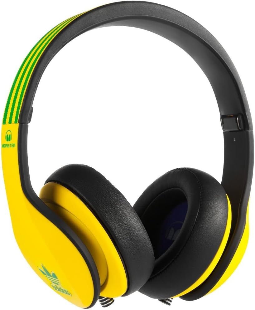Monster Over-Ear Headphones Adidas Limited Edition with Apple ControlTalk Handsf