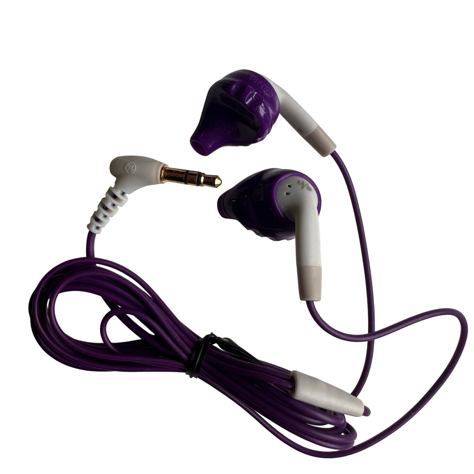 Yurbuds Inspire Sports Earphones Purple/White 3.5mm Wired Earbuds