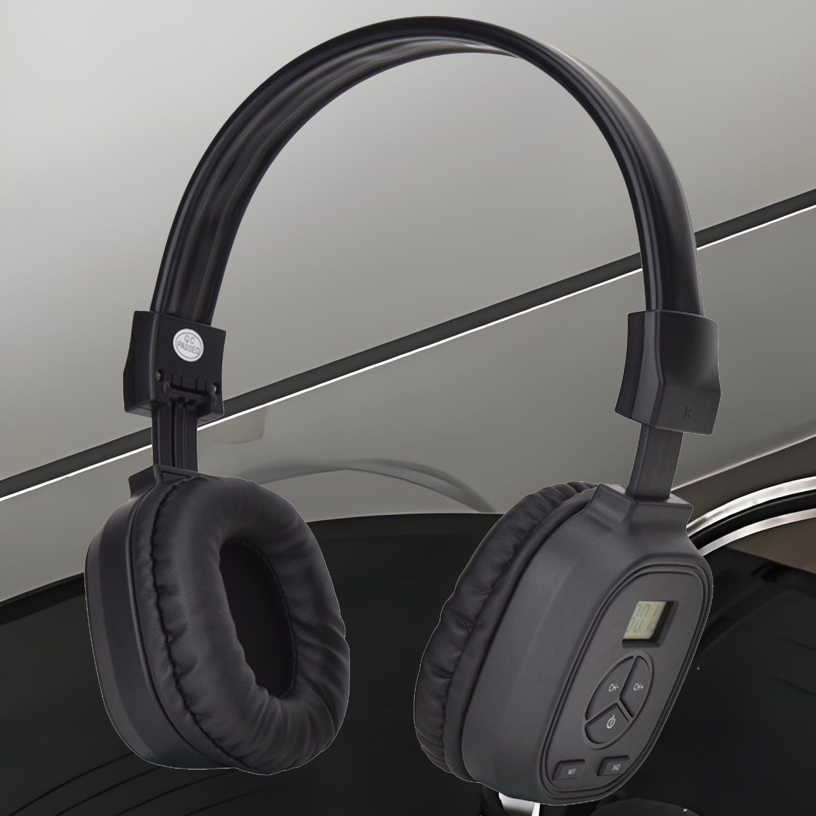 Foldable Receiver Over-Ear Headphone Supports FM (No AM) transistor radio