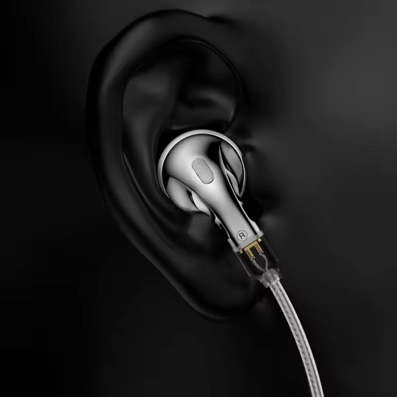 TRN SEAHORSE Pro 14.2mm Dynamic Drivers In-Ear Headphone Replaceable Cable Flat