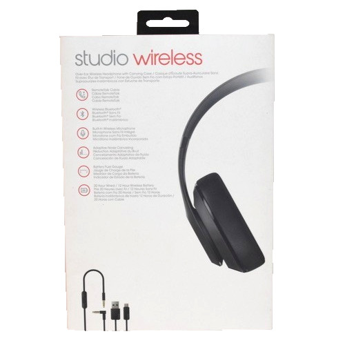 EMPTY BOX Beats Studio 2 Matte Black Wireless Bluetooth Headphones B0501