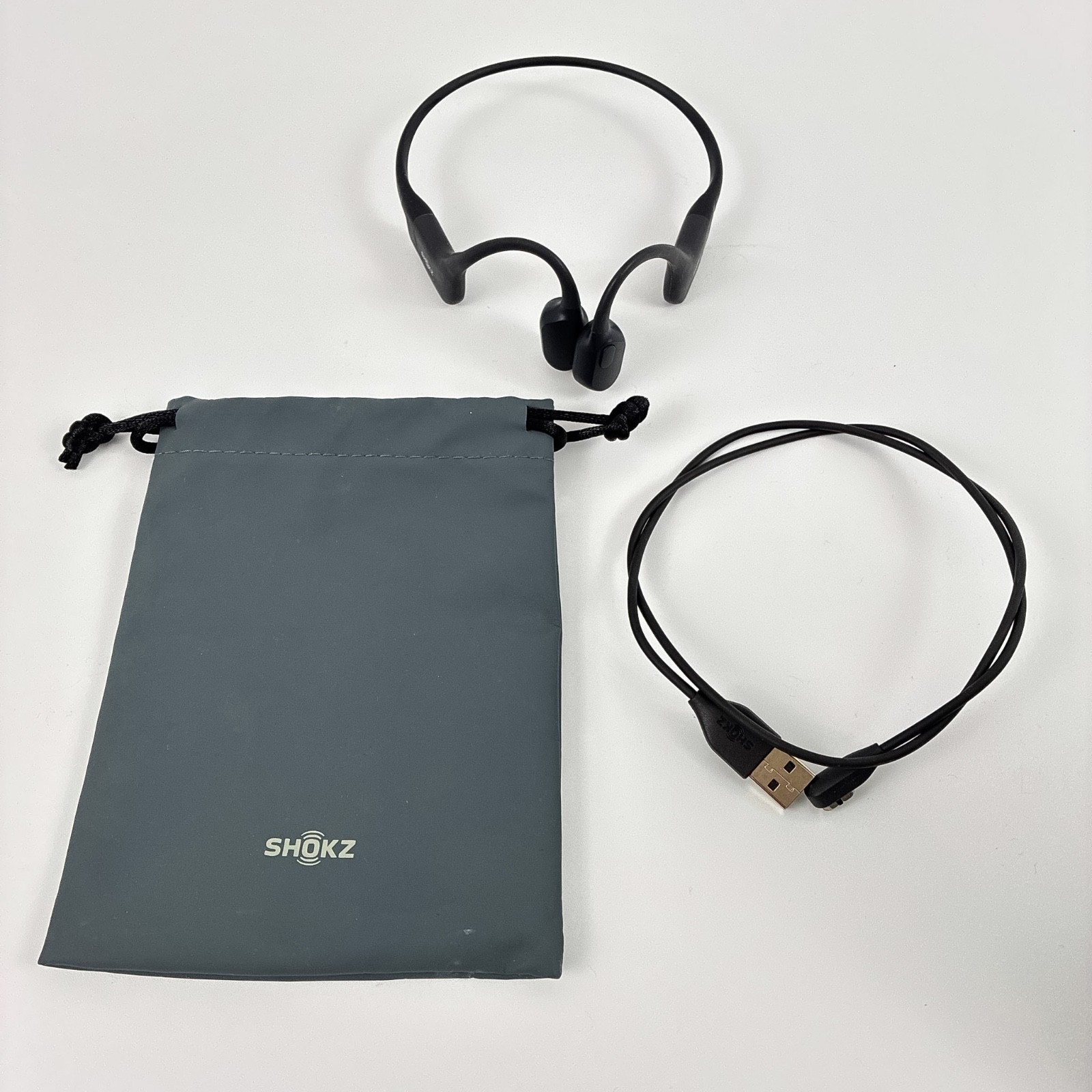 Shokz S803-ST-BK-US OpenRun Bone Conduction Open-Ear Endurance Headphones, Black