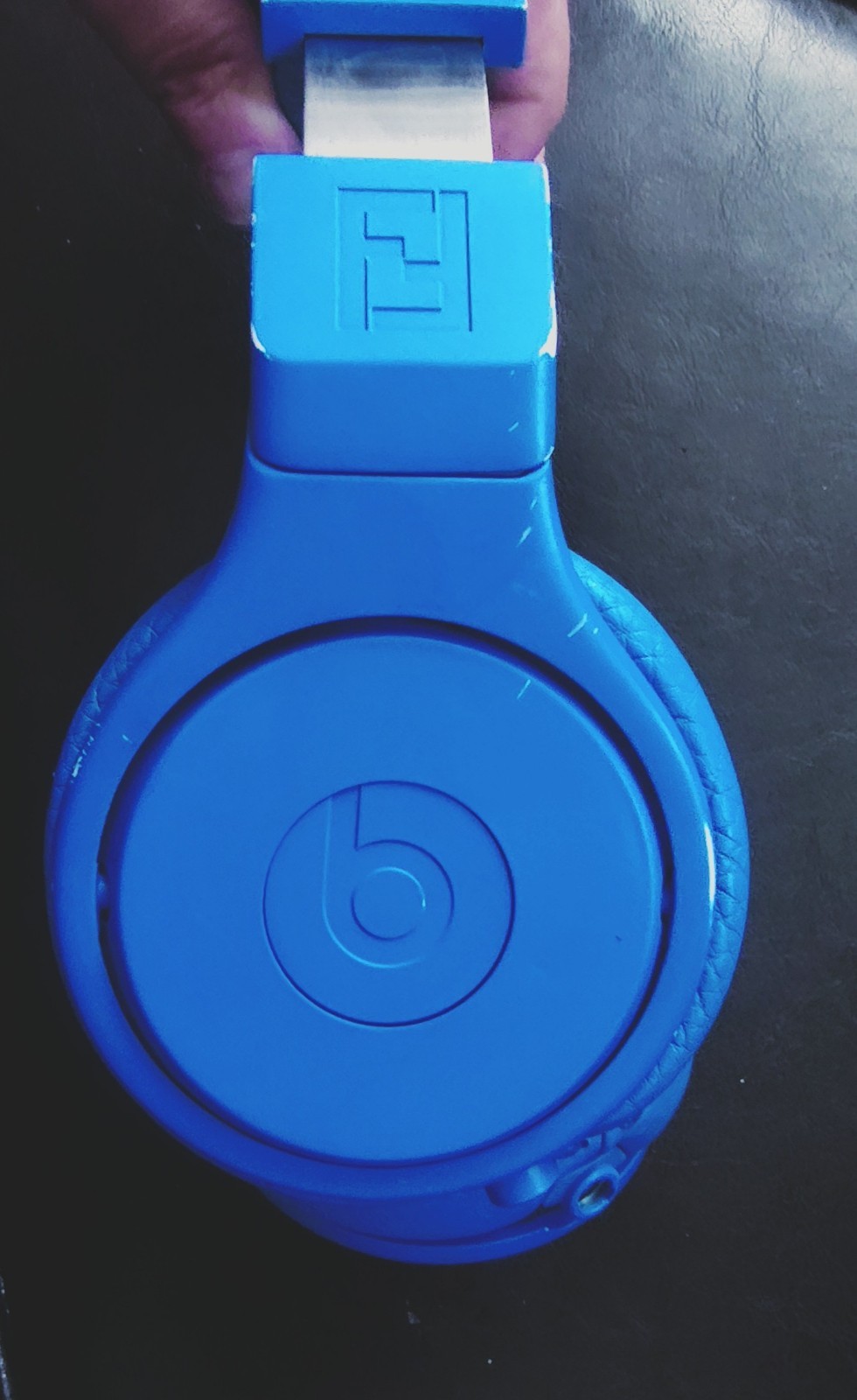 Beats by Dr. Dre Fendi Blue Over-Ear Wired 3.5mm Coiled Foldable Headband