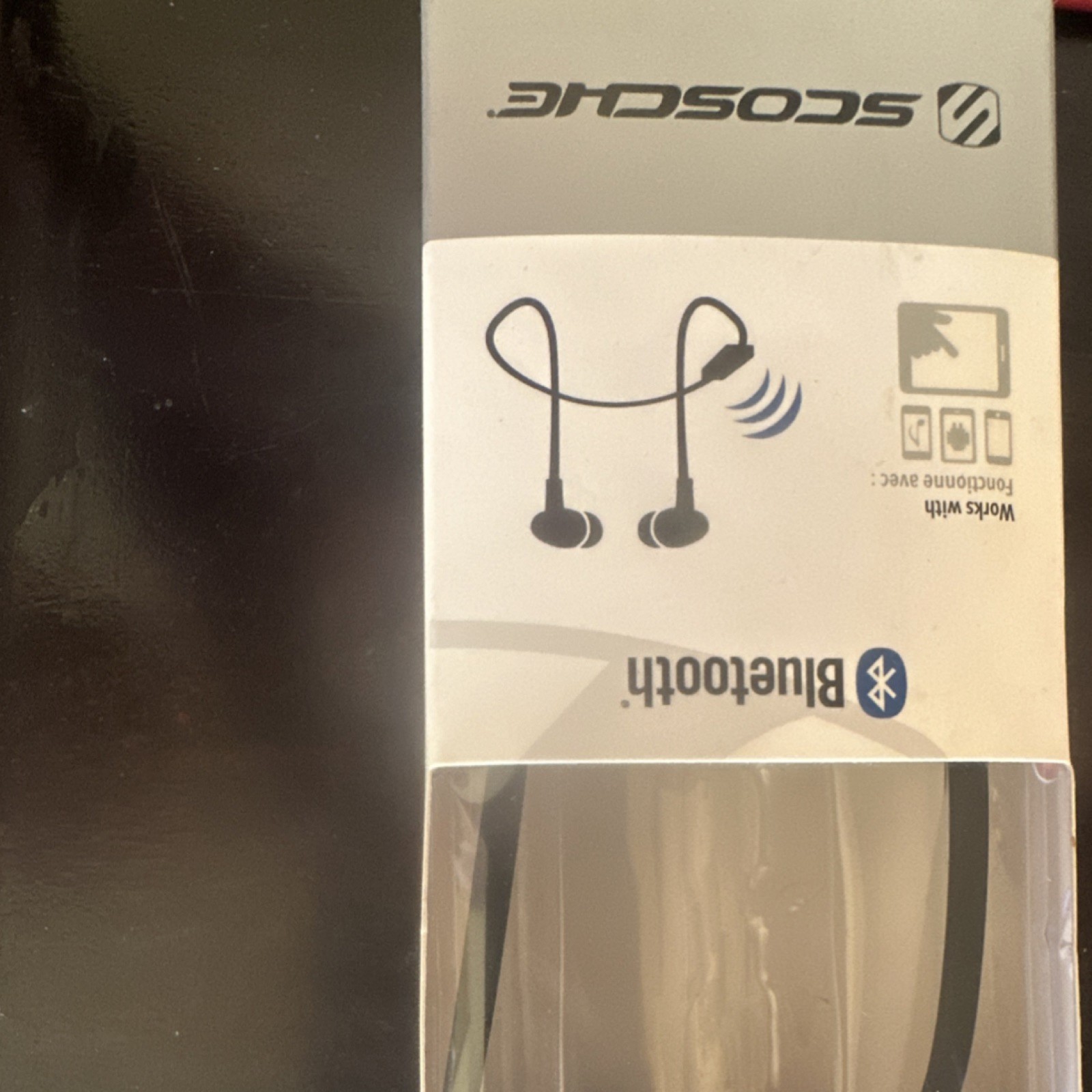 Scosche BT102 Bluetooth Wireless Earbuds Black Built-In Mic Controls In-Ear