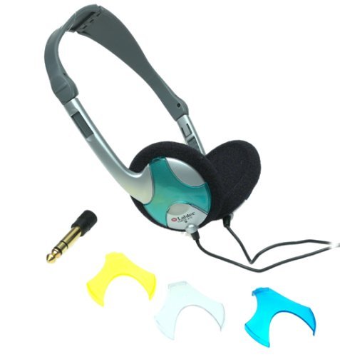 Labtec Curve-470 Headband Headphones – Gray/Silver – Brand New