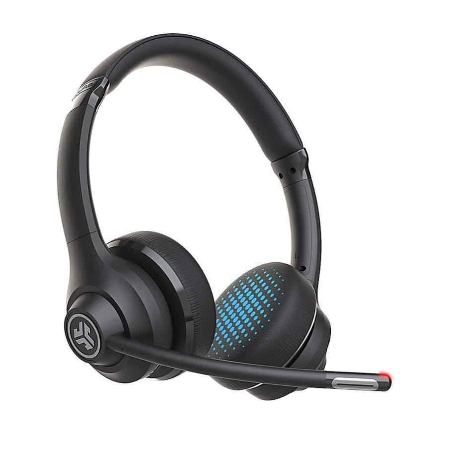 JLab Go Work Wireless Headset Unisex OS Black New 2nd Gen Bluetooth Multipoint