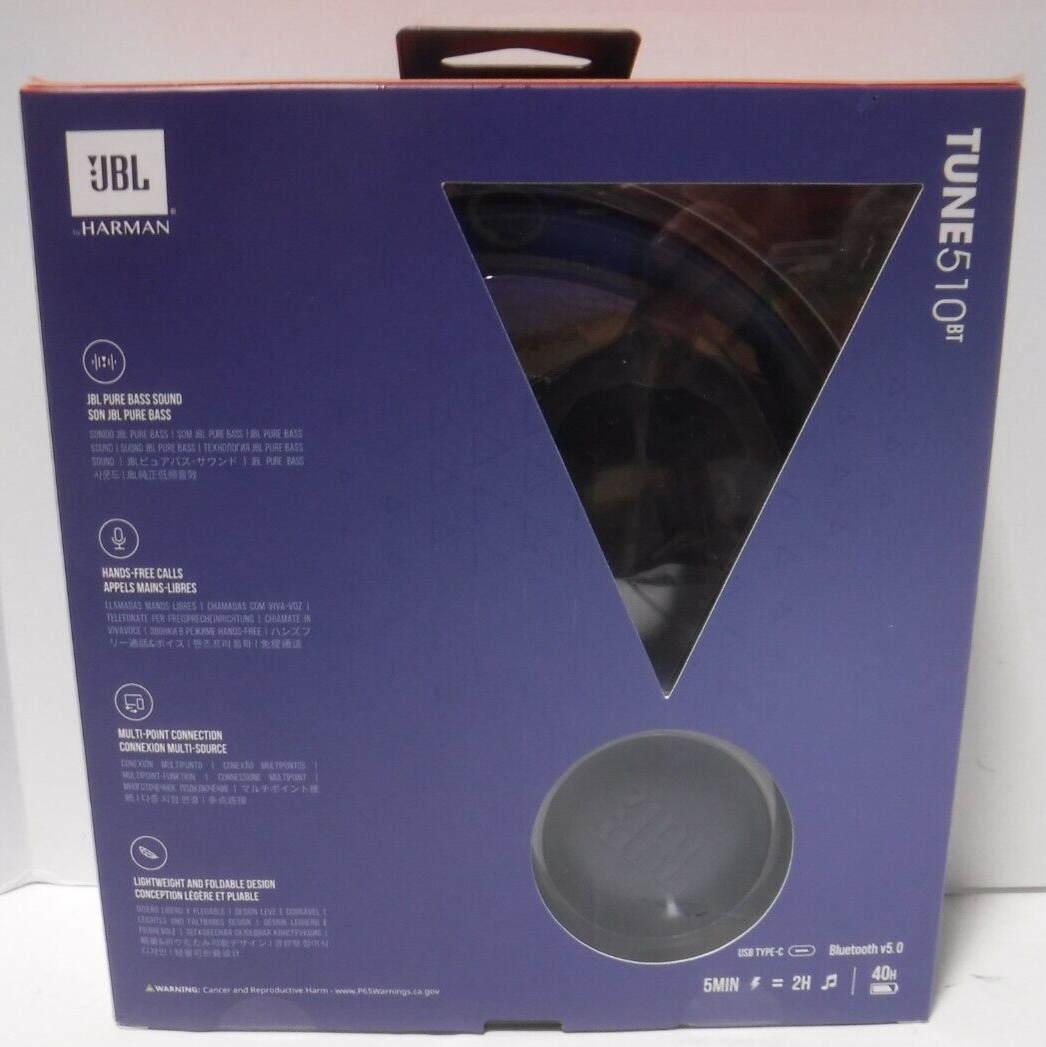 JBL Tune 510BT Blue Headphones 022323DMT