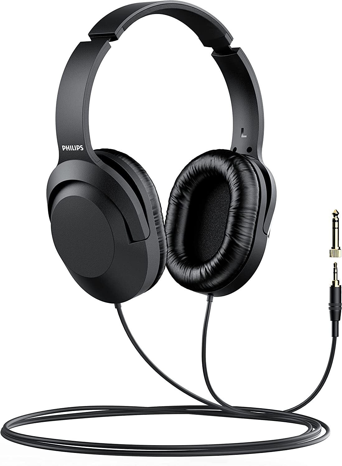 Philips Over the Ear Wired Stereo Headphones -TAH2005- Black