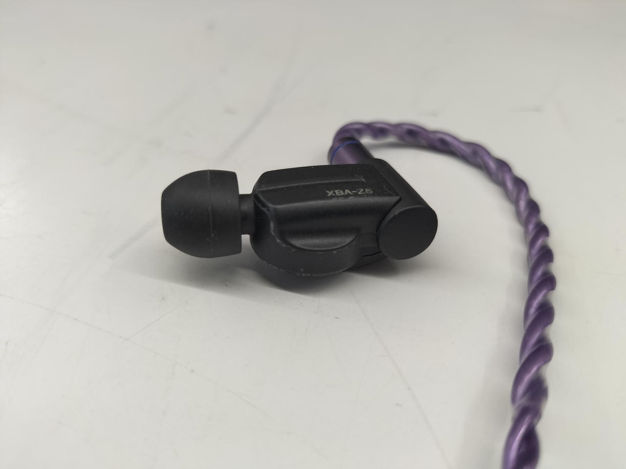 SONY XBA-Z5 Purple Earphone Inner Ear Receiver High Resolution Working
